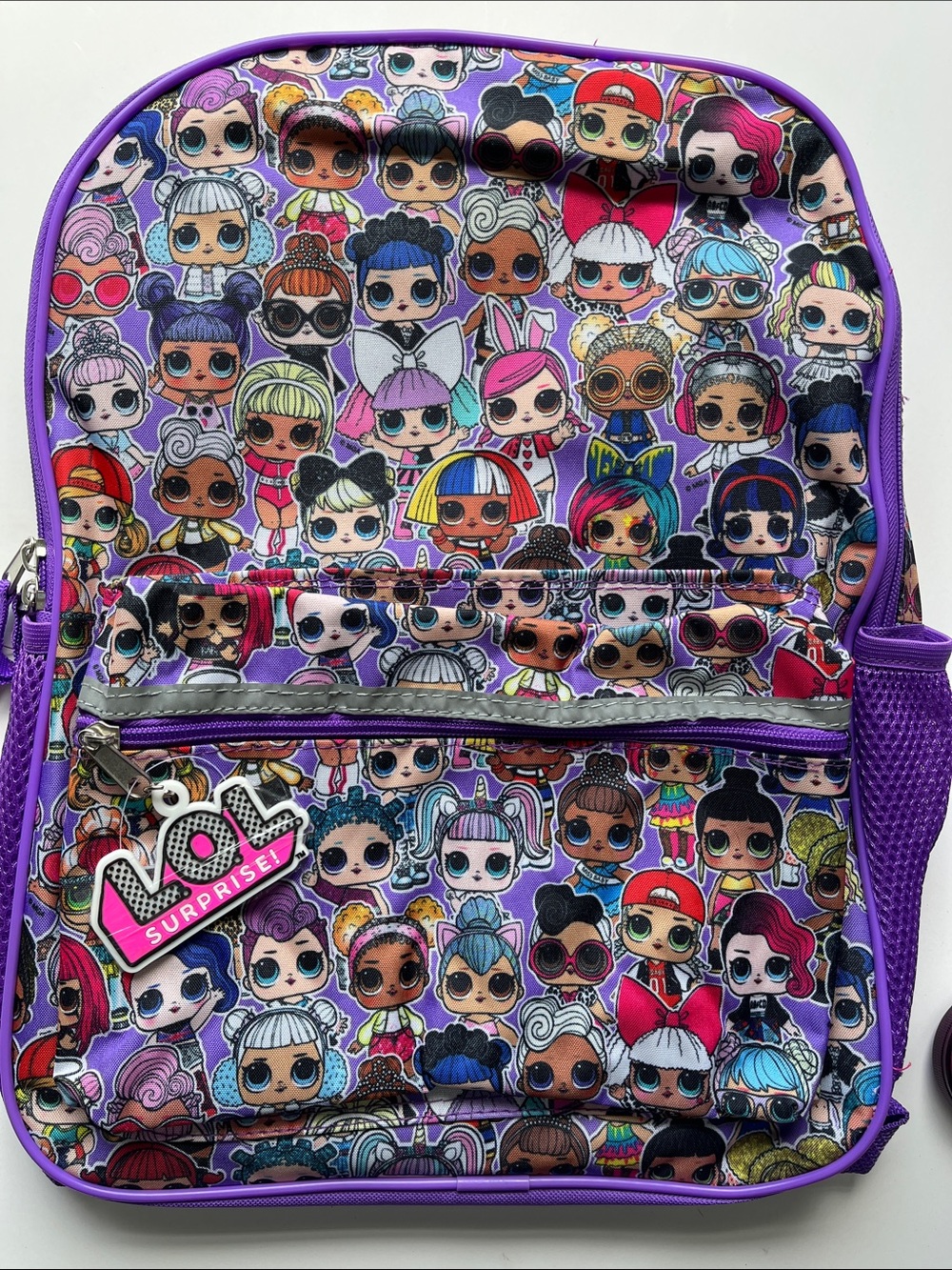L.O.L. Surprise! Full-size Kids Backpack - Purple with Multicolor Dolls